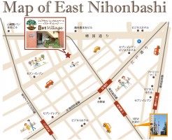 イストヴィレッジ周辺イースト日本橋マップ