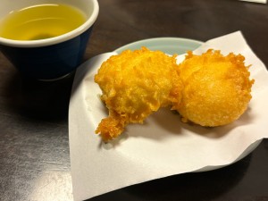 「甘味処 竹むら」揚げまんじゅう